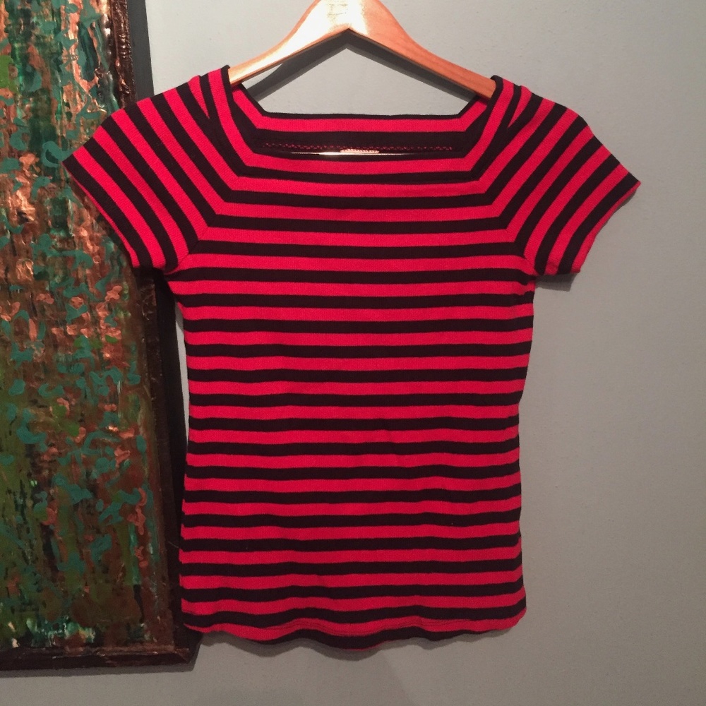 Striped Anthropologie Top